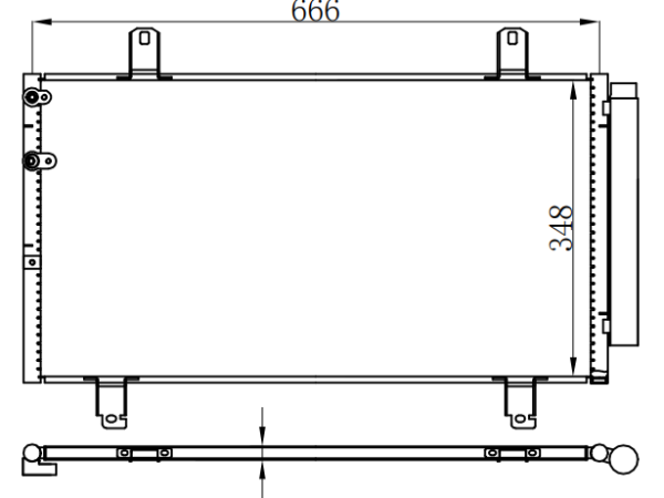 Condenser For TOYOTA 雷克萨斯(进口)GS