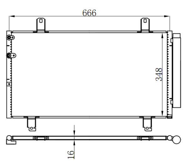 Condenser For TOYOTA 雷克萨斯(进口)GS
