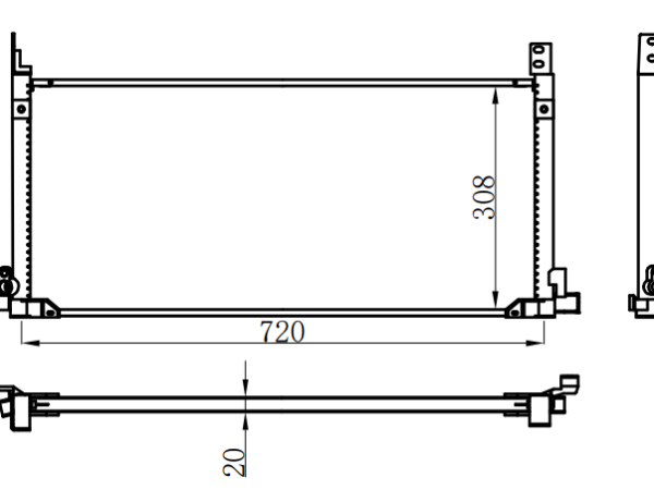 Condenser For TOYOTA 威兰达插电  22-