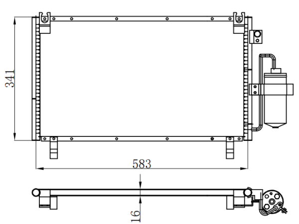 Condenser For ISUZUD-MAX