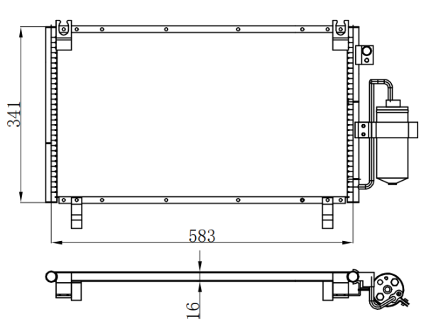 Condenser For ISUZUD-MAX