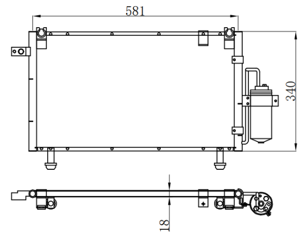Condenser For ISUZUD-MAX