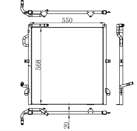 Condenser For BENZ BENZ