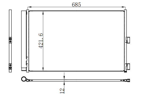 Condenser For BENZ W156/176/117
