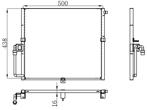 Condenser For BENZ W463 G500