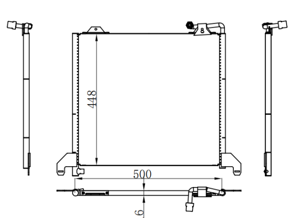 Condenser For BENZ G500 G55