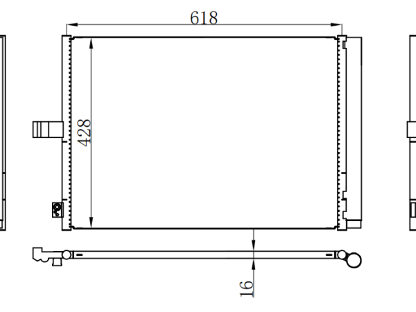 Condenser For BENZ  E320/CLS W218/W207 09-
