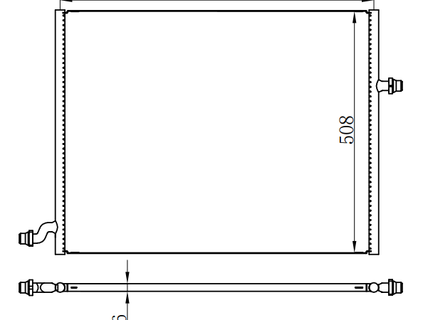 Condenser For BENZ 奔驰W253/205