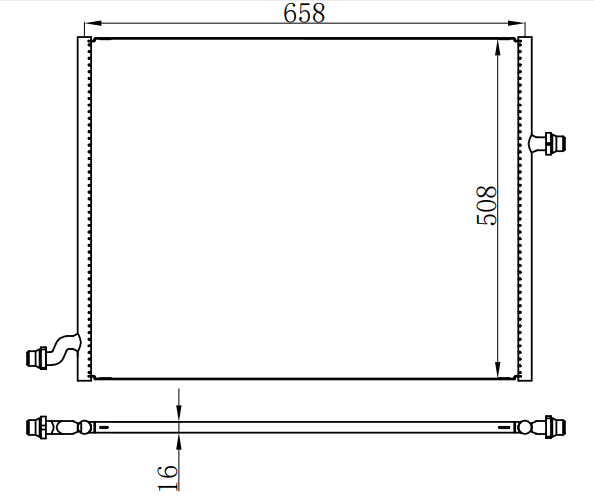 Condenser For BENZ 奔驰W253/205