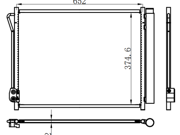 Condenser For BENZ C-CLASS W206
