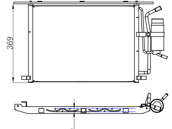 Condenser For FORD FORD FIESTA