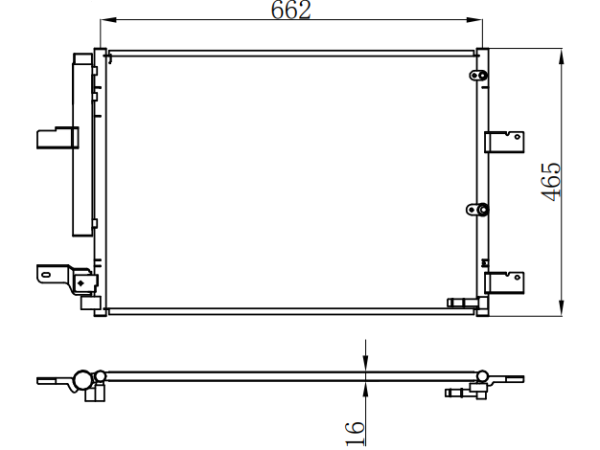Condenser For FORD EDGE