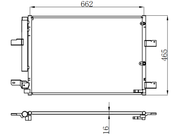 Condenser For FORD EDGE