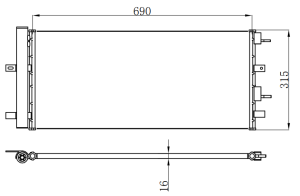 Condenser For FORD MENDEO(13-)
