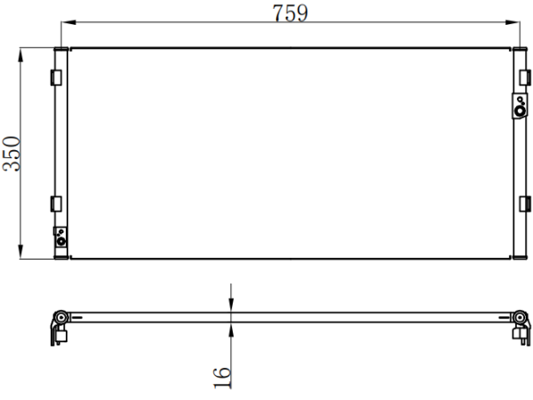 Condenser For FORD