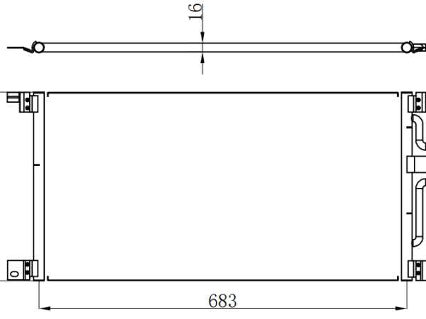 Condenser For FORD TRANSIT