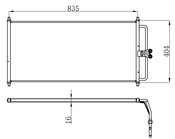 Condenser For FORD F-SERIES PICKUP 04-06