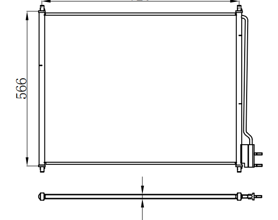 Condenser For FORD F350 99-05