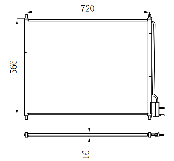 Condenser For FORD F350 99-05