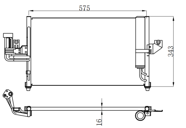 Condenser For FORD LOTUS
