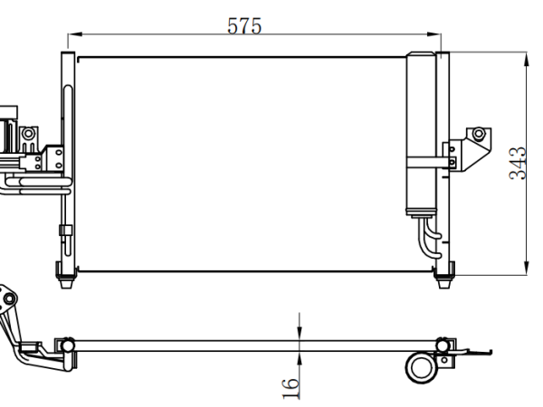 Condenser For FORD LOTUS