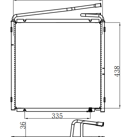 Condenser For FORD FORD TRANSIT