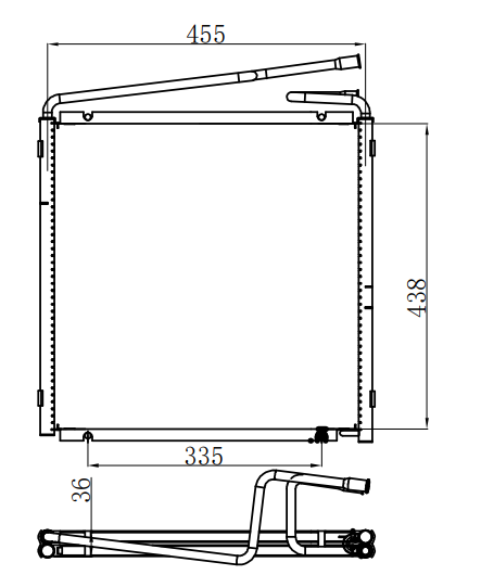 Condenser For FORD FORD TRANSIT