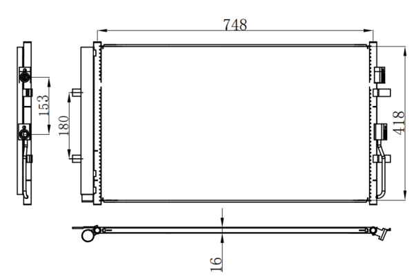 Condenser For FORD FORD TRANSIT 新V348