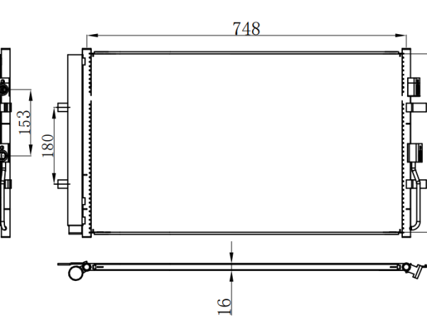 Condenser For FORD FORD TRANSIT 新V348