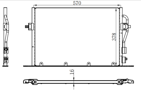 Condenser For FORD
