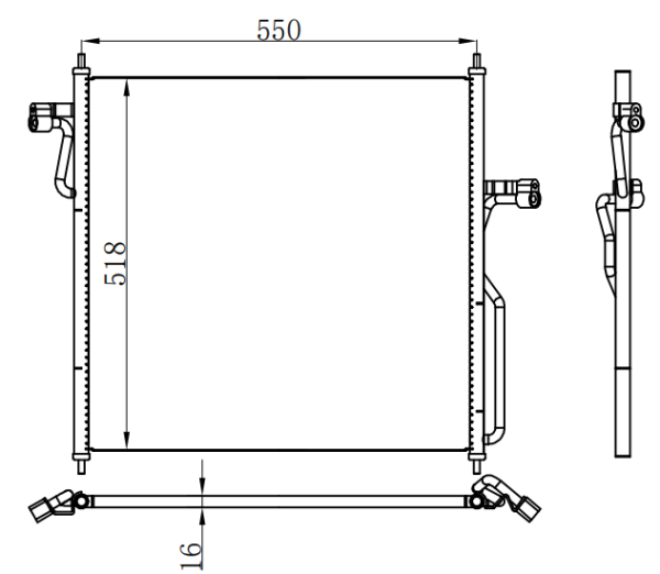 Condenser For FORD Ford Explorer / Rover