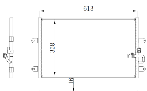 Condenser For FORD Ford Falcon 猎鹰