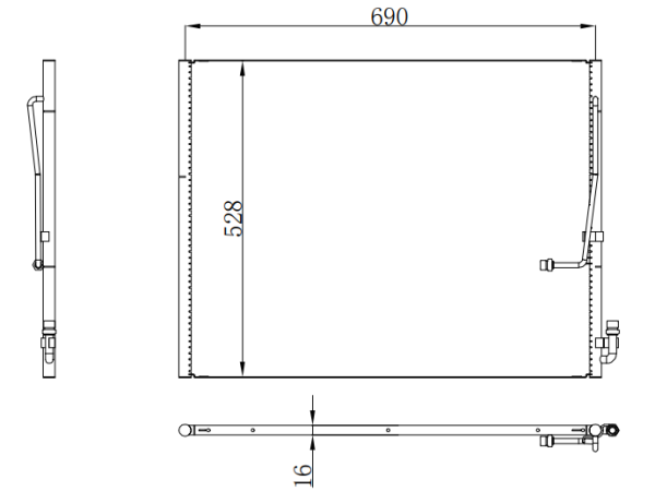 Condenser For FORD Ford Jinshun 金顺