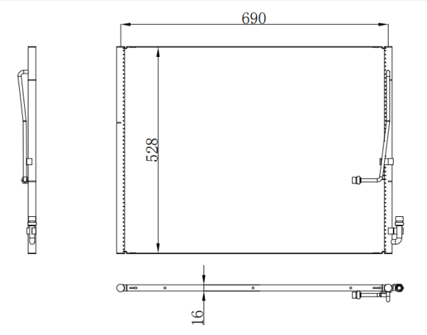 Condenser For FORD Ford Jinshun 金顺