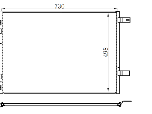 Condenser For FORD F350 2007 GAS