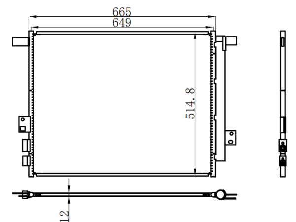Condenser For FORD 福特探险者2.3T 20-21