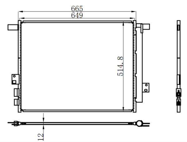 Condenser For FORD 福特探险者2.3T 20-21