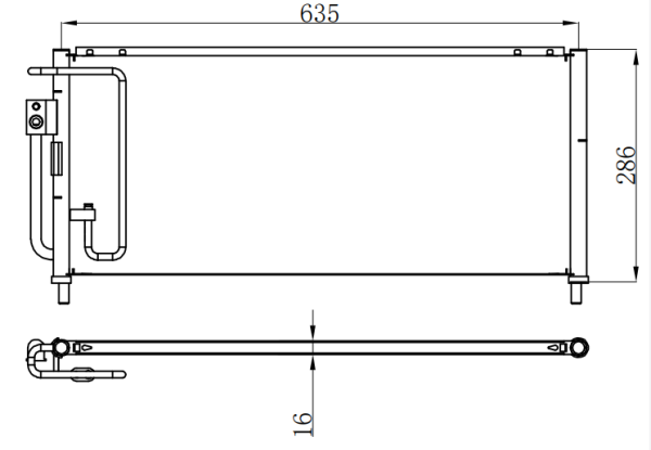 Condenser For GM SAIL