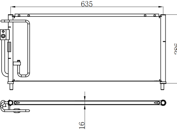 Condenser For GM SAIL