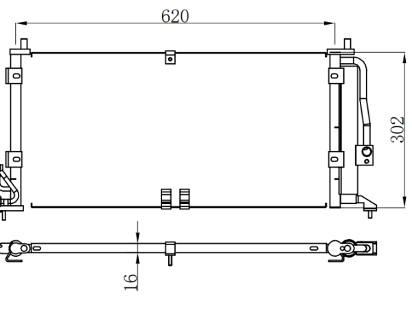 Condenser For GM SAIL 05-