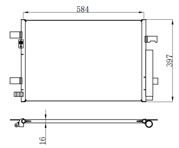 Condenser For GM SAIL