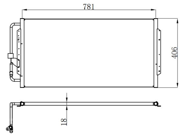 Condenser For GM LACROSSE 08-