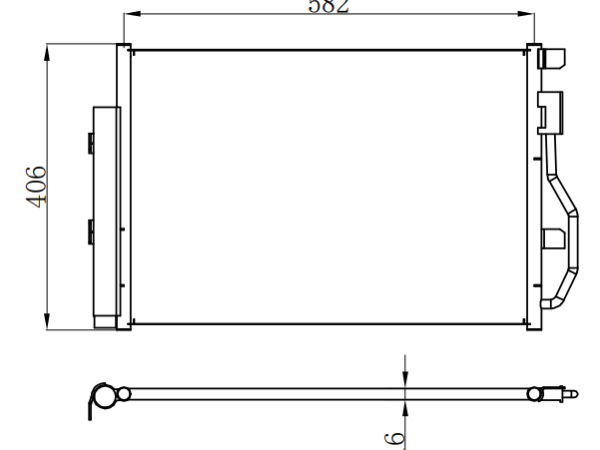 Condenser For GM AVEO