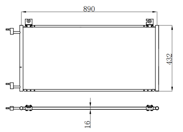 Condenser For GM SILVERADO PICKUP