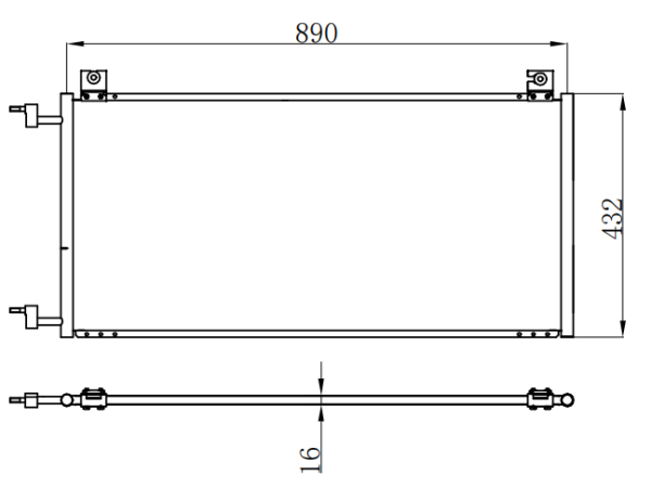 Condenser For GM SILVERADO PICKUP