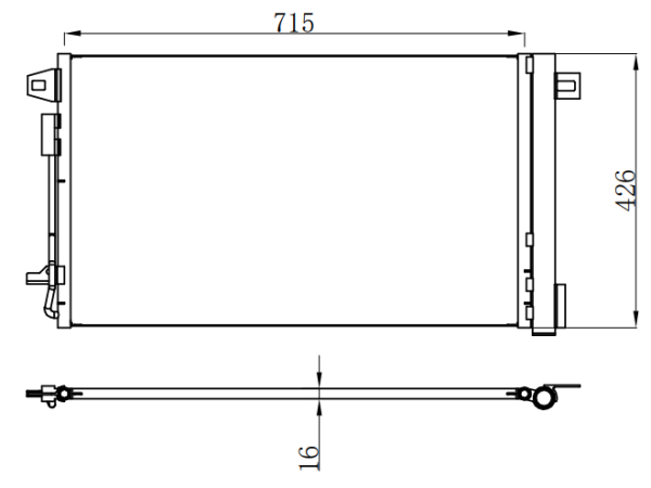 Condenser For GM ENCLAVE 07-10