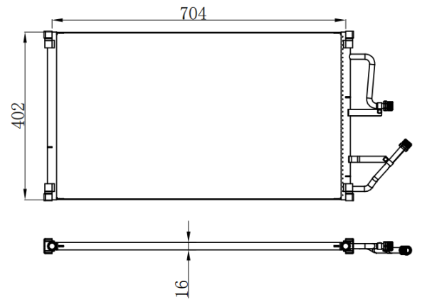 Condenser For GM CK PICKUP 96-02