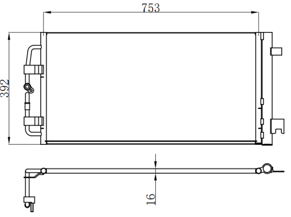 Condenser For GM LACROSSE 06-07