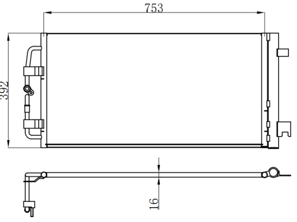 Condenser For GM LACROSSE 06-07