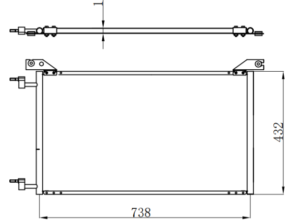 Condenser For GM SILVERADO PICKUP